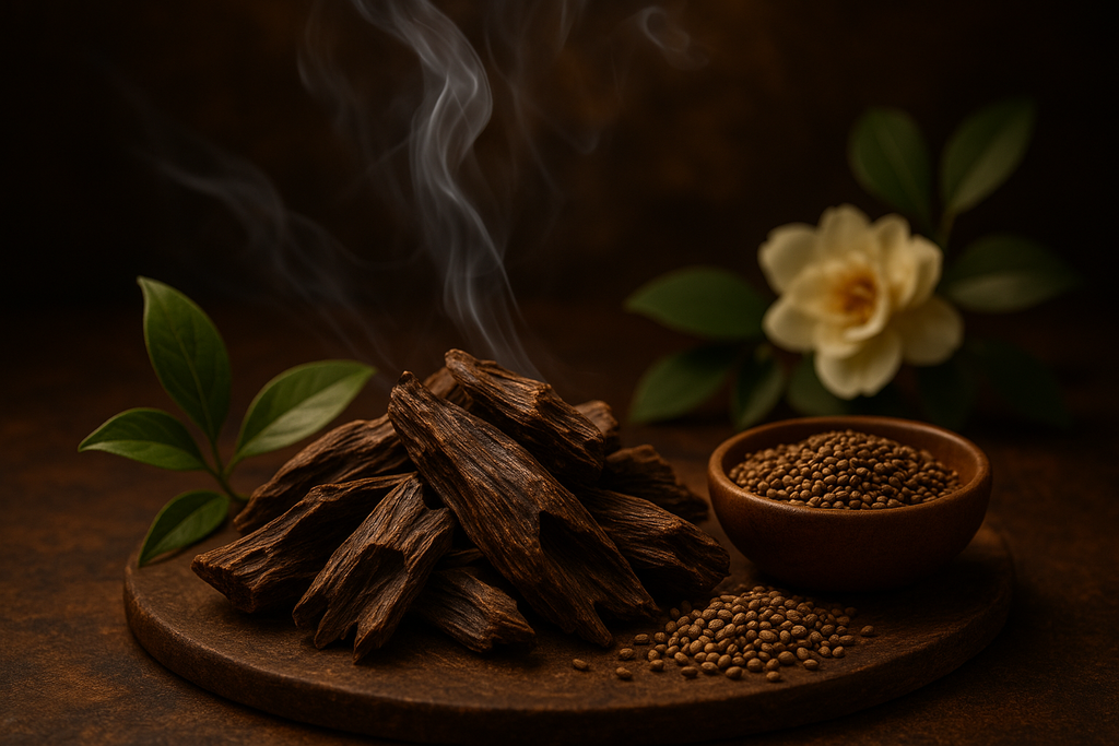 agarwood and ambrette musk